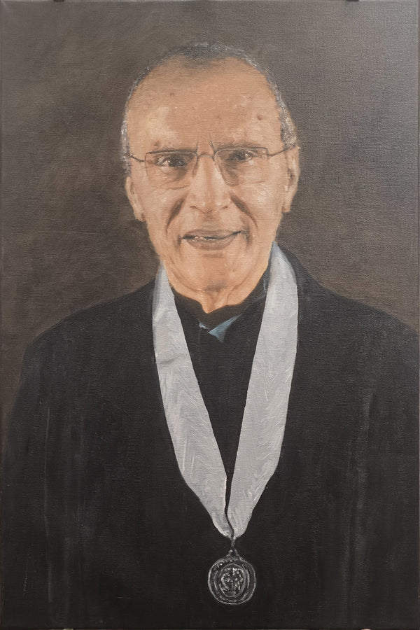 100% Handpainted Portrait Painting, entitled Lawyer, 40x60 cm, Óleo on Canvas, 2026, in Classic Style